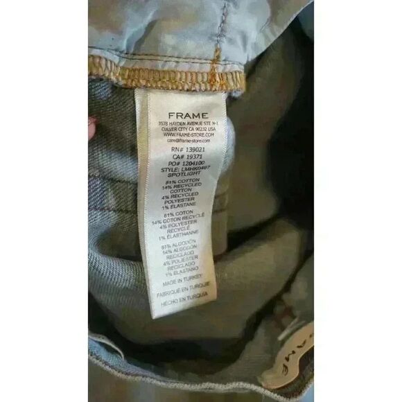 Frame Men's L'Homme Slim Skinny Denim Jeans in Belmonte, Size 31 - Picture 12 of 16